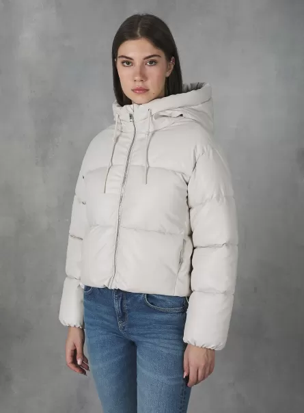Mujer Wh1 Off White Alcott Jackets Cazadora Bomber Efecto Piel