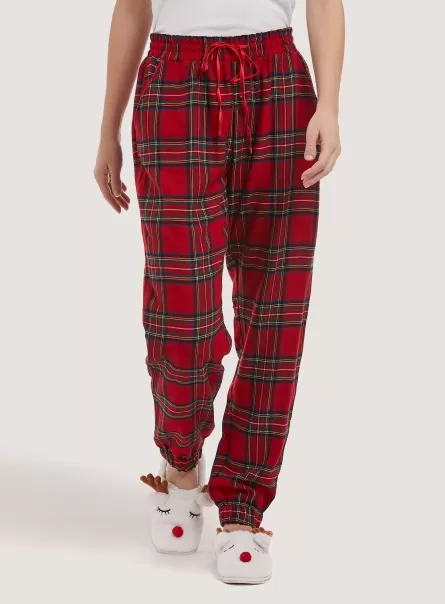 Pantalones Alcott Rd2 Red Medium Pantalones De Pijama De Tartán Mujer