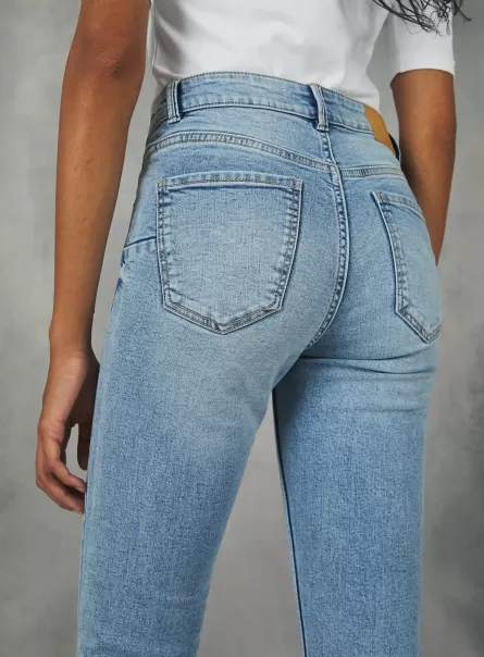 Vaqueros Pitillo Con Efecto Push-Up Jeans D007 Light Azure Alcott Mujer