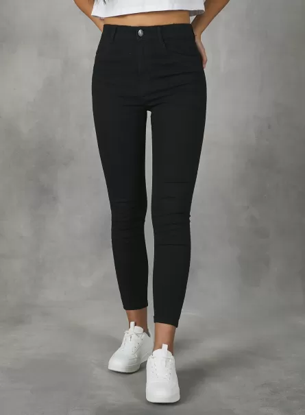 Alcott Jeans Vaqueros Skinny Fit De Talle Alto Mujer D000 Black