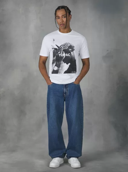 Mujer Tupac / Alcott T-Shirt Wh1 Off White Camisetas