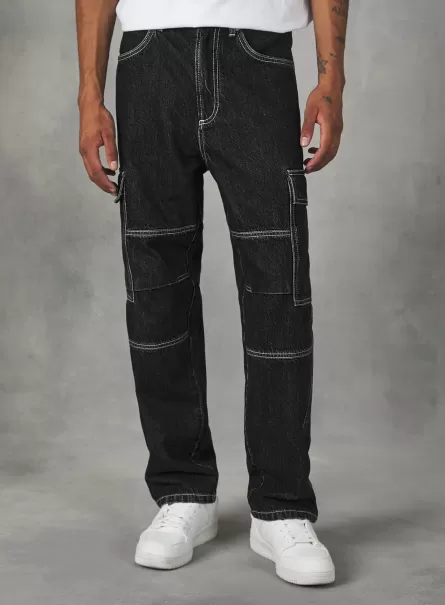 Jans Cargo Alcott Hombre Jeans D000 Black