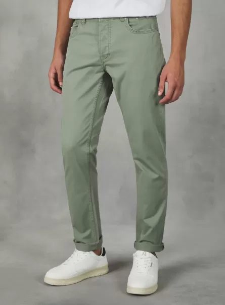 Pantalones Gn2 Green Medium Alcott Hombre Pantalones Ajustados De Algodón