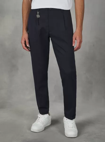 Hombre Pantalón Slim Fit Clásico Na2 Navy Medium Pantalones Alcott