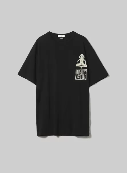 Camisetas Camiseta One Piece / Alcott Hombre Bk3 Black Charcoal