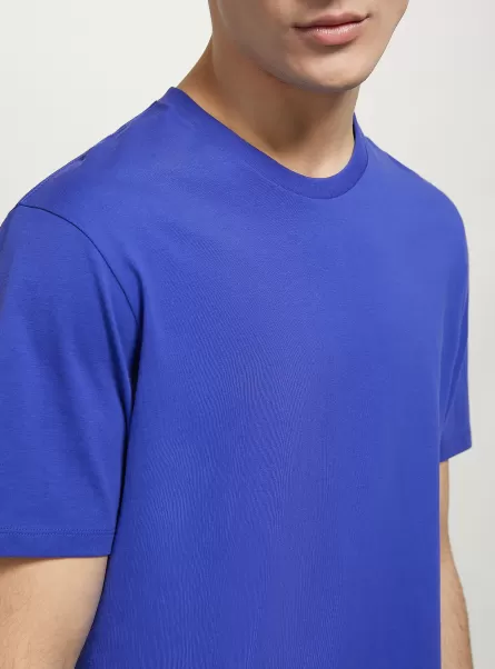 Hombre Camiseta De Algodón Con Cuello Redondo Alcott Vi1 Violet Dark Camisetas