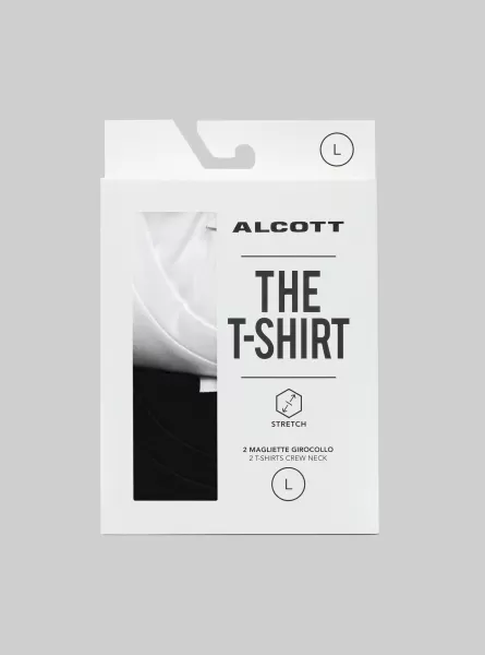 Camisetas Alcott Multicolore Hombre Lote De 2 Camisetas De Algodón